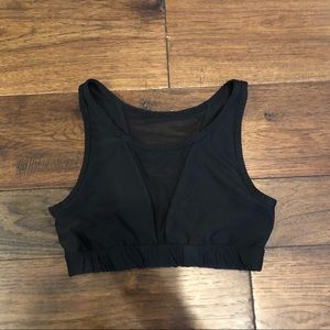 Mesh sports bra